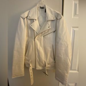 Faux Leather Motorcycle Jacket